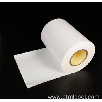 Bright White BOPP Rubber Based Permanent White Glassine